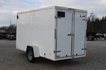 New 2026 Darkhorse Cargo 6' x 12' Enclosed Trailer - Double Rear Doors - 6.5' Interior Height - 2990# GVW
