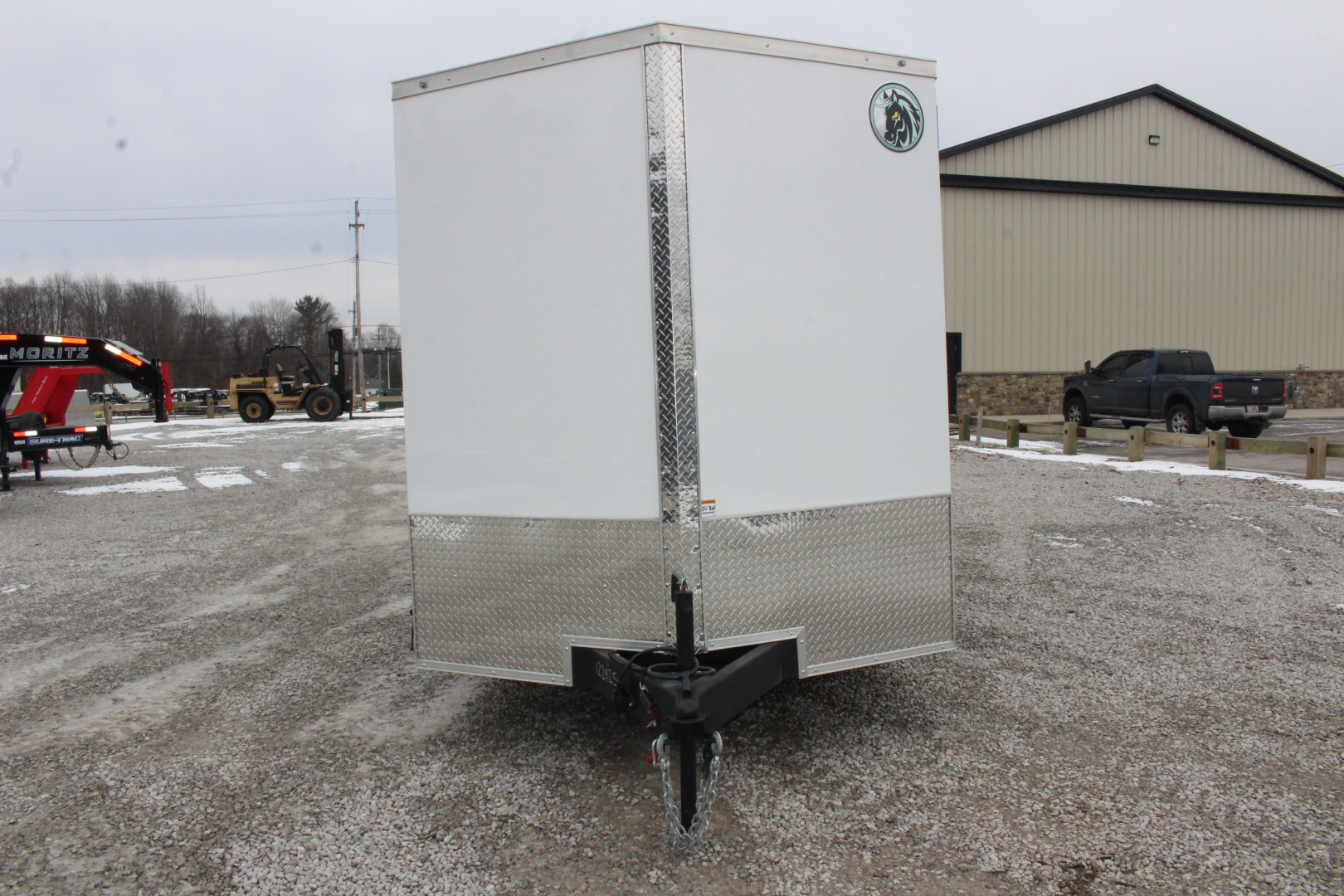 New 2026 Darkhorse Cargo 7' x 14' Enclosed Trailer - Ramp Door - 7' Interior Height - 7000# GVW