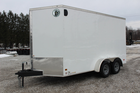 New 2026 Darkhorse Cargo 7' x 14' Enclosed Trailer - Ramp Door - 7' Interior Height - 7000# GVW