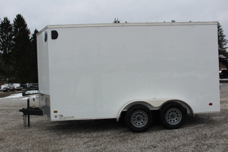 New 2026 Darkhorse Cargo 7' x 14' Enclosed Trailer - Ramp Door - 7' Interior Height - 7000# GVW