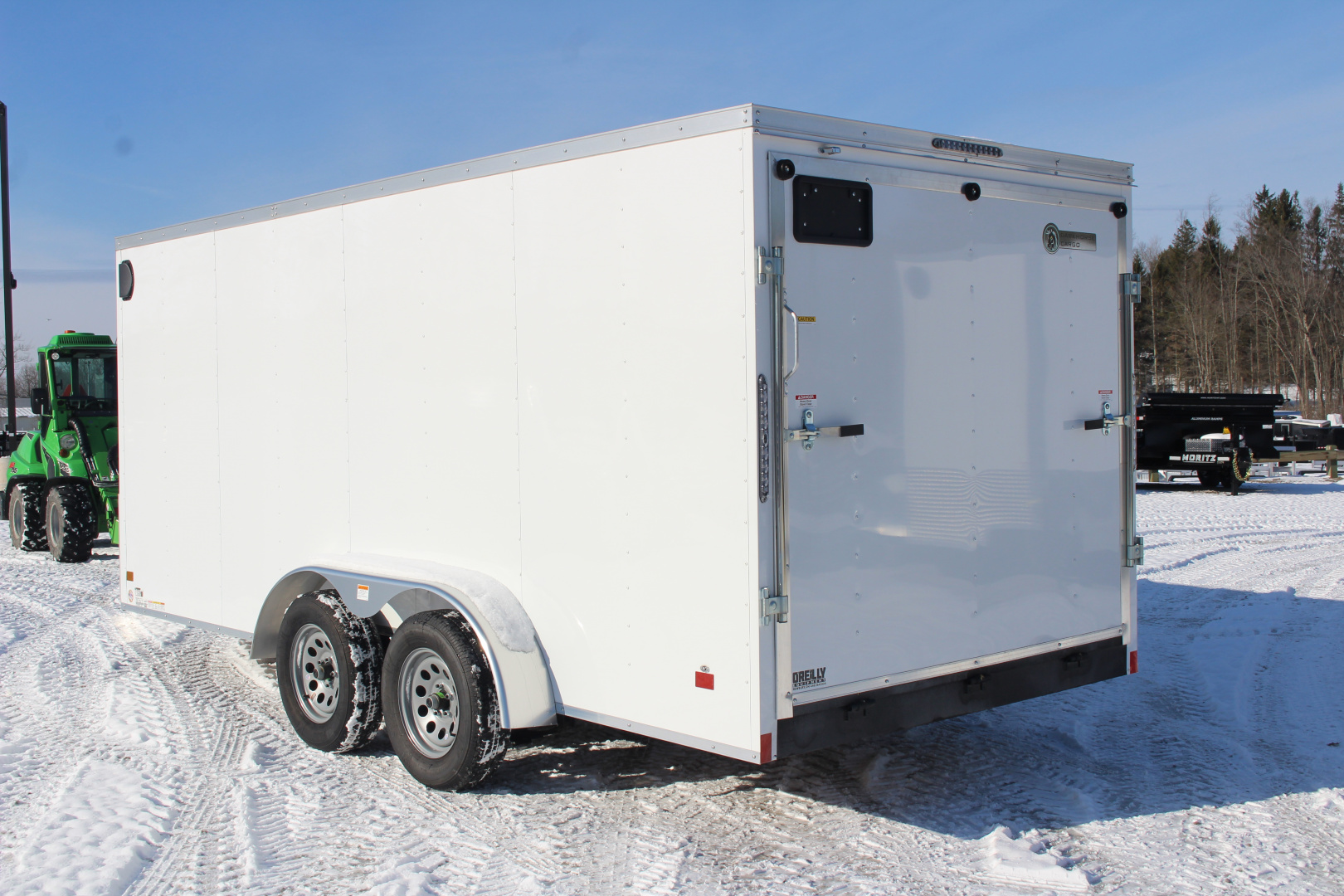 New 2026 Darkhorse Cargo DHW 7' x 16' Enclosed Trailer - Rear Ramp Door - 6' Interior Height - 7000# GVW