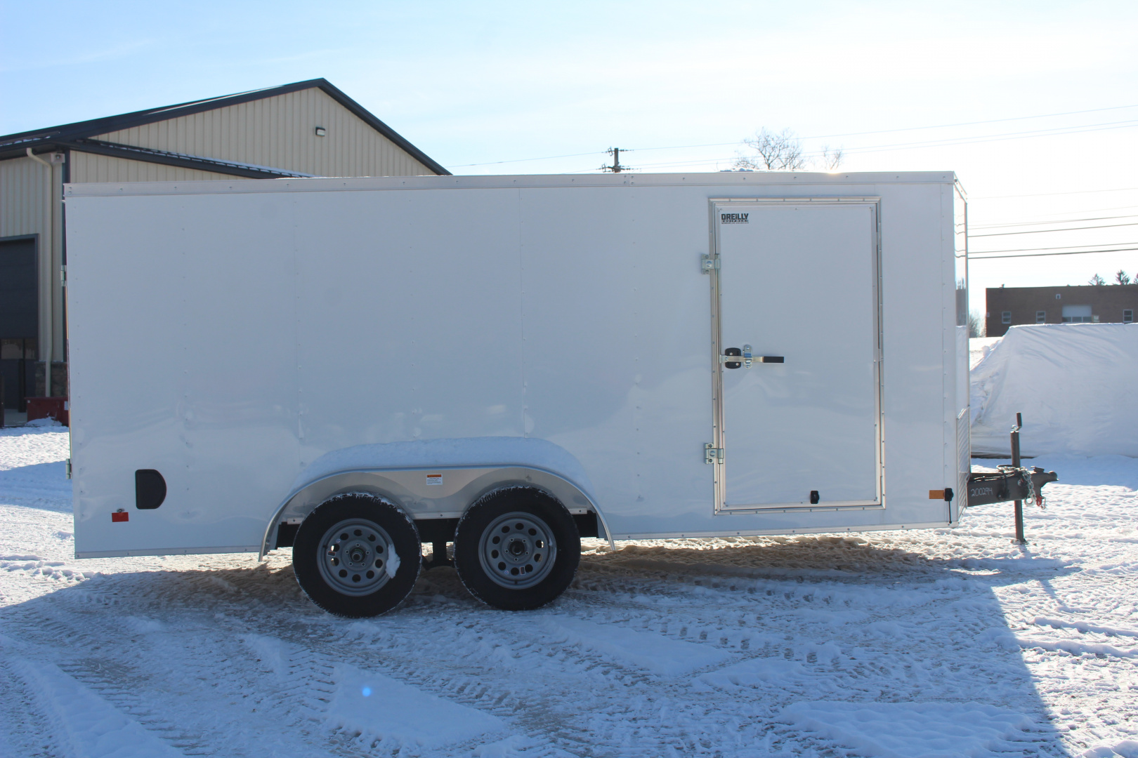 New 2026 Darkhorse Cargo DHW 7' x 16' Enclosed Trailer - Rear Ramp Door - 6' Interior Height - 7000# GVW