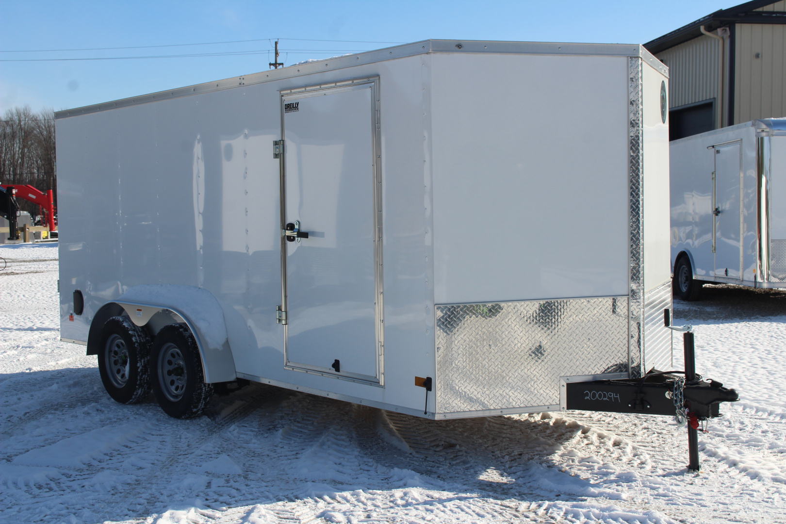 New 2026 Darkhorse Cargo DHW 7' x 16' Enclosed Trailer - Rear Ramp Door - 6' Interior Height - 7000# GVW