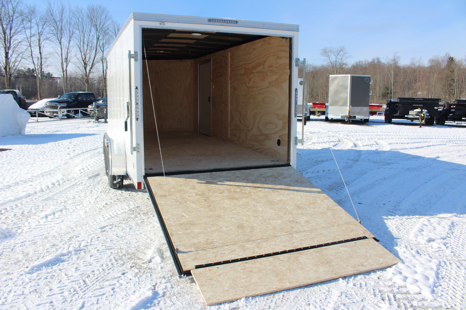 New 2026 Darkhorse Cargo DHW 7' x 16' Enclosed Trailer - Rear Ramp Door - 6' Interior Height - 7000# GVW