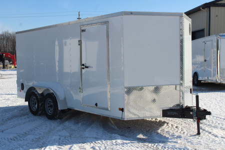 New 2026 Darkhorse Cargo DHW 7' x 16' Enclosed Trailer - Rear Ramp Door - 6' Interior Height - 7000# GVW