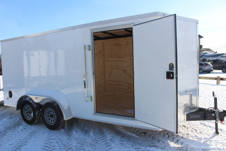 New 2026 Darkhorse Cargo DHW 7' x 16' Enclosed Trailer - Rear Ramp Door - 6' Interior Height - 7000# GVW