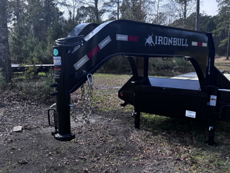 New 2026 Iron Bull FLG 102"X25', 2-10K AXLES Deckover Trailer