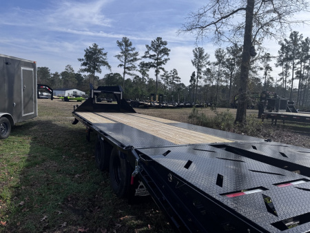 New 2026 Iron Bull FLG 102"X25', 2-10K AXLES Deckover Trailer