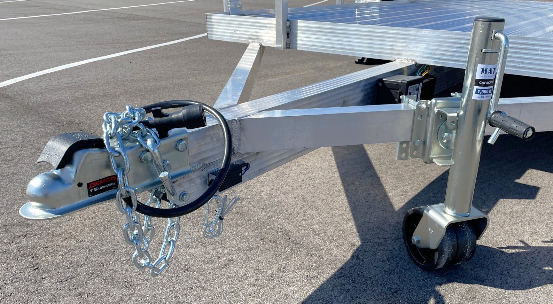 New Cherokee 14'x76" Tandem Axle Aluminum Utility Trailer 7000 GVWR