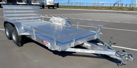 New Cherokee 14'x81" Tandem Axle Aluminum Utility Trailer 7000 GVWR