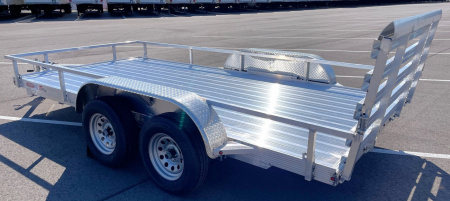 New Cherokee 14'x81" Tandem Axle Aluminum Utility Trailer 7000 GVWR