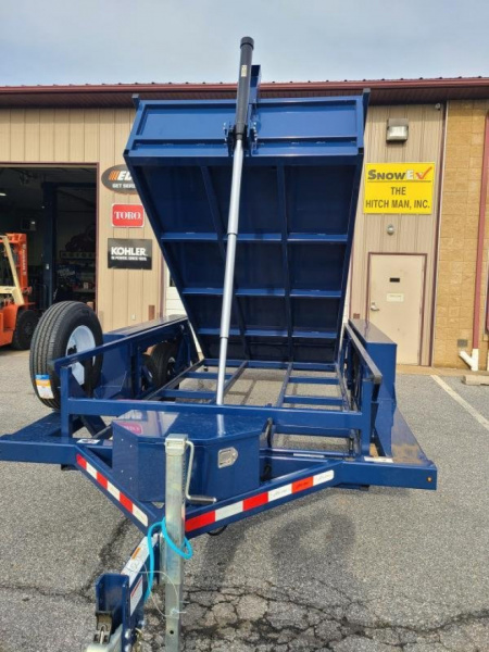 New 6'2" x 14' Air Tow 24" Sides 3D-14 Drop-Deck/Dump Trailer 16k***BLACK