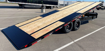 New Diamond C 24' DET-208 Power Tilt Deck Over Equipment Trailer 18,000LB, 8K Axles, 17.5" Tires