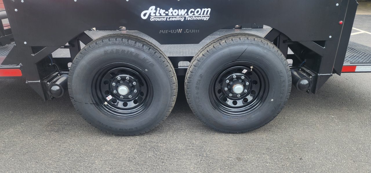 New 6'3 x 14 Air Tow PRO 14 Drop Deck Flatbed 14,280k***BLACK***