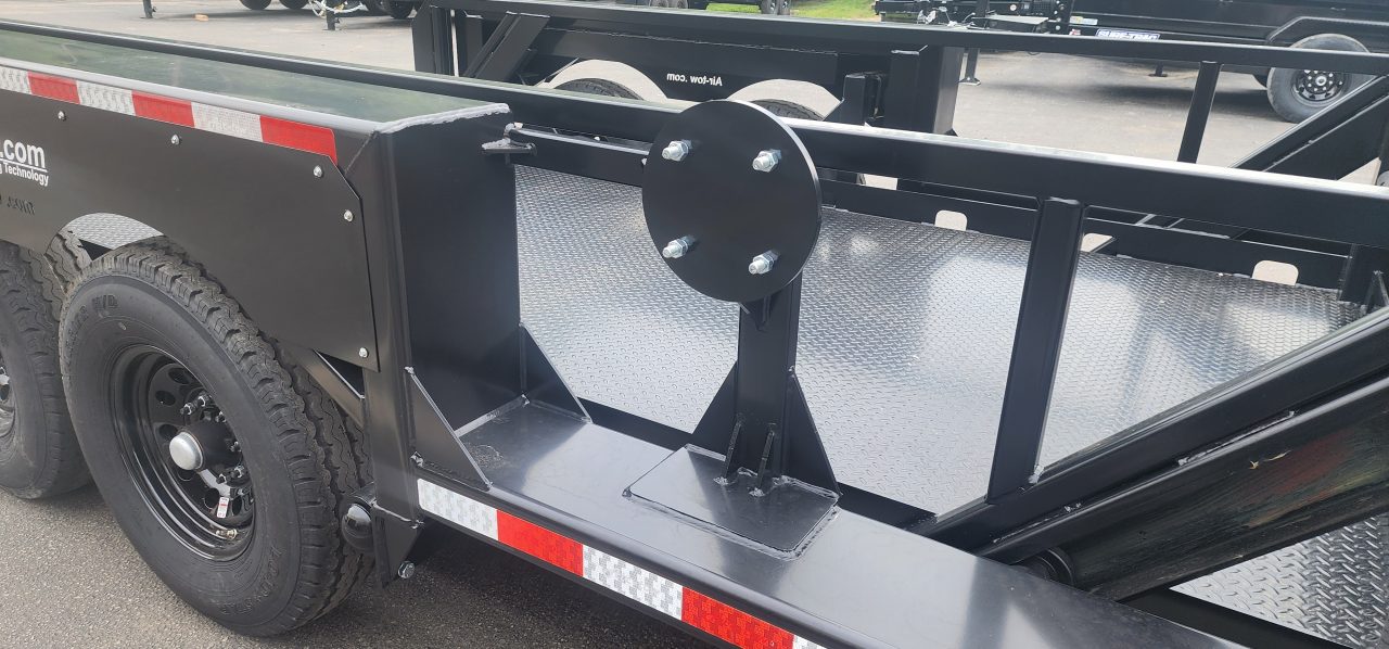 New 6'3 x 14 Air Tow PRO 14 Drop Deck Flatbed 14,280k***BLACK***