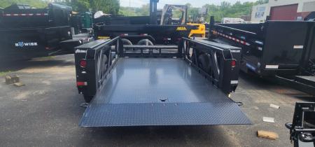 New 6'3 x 14 Air Tow PRO 14 Drop Deck Flatbed 14,280k***BLACK***