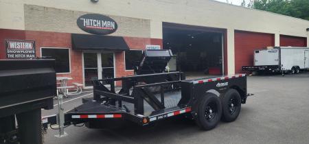 New 6'3 x 14 Air Tow PRO 14 Drop Deck Flatbed 14,280k***BLACK***