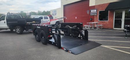 New 6'3 x 14 Air Tow PRO 14 Drop Deck Flatbed 14,280k***BLACK***