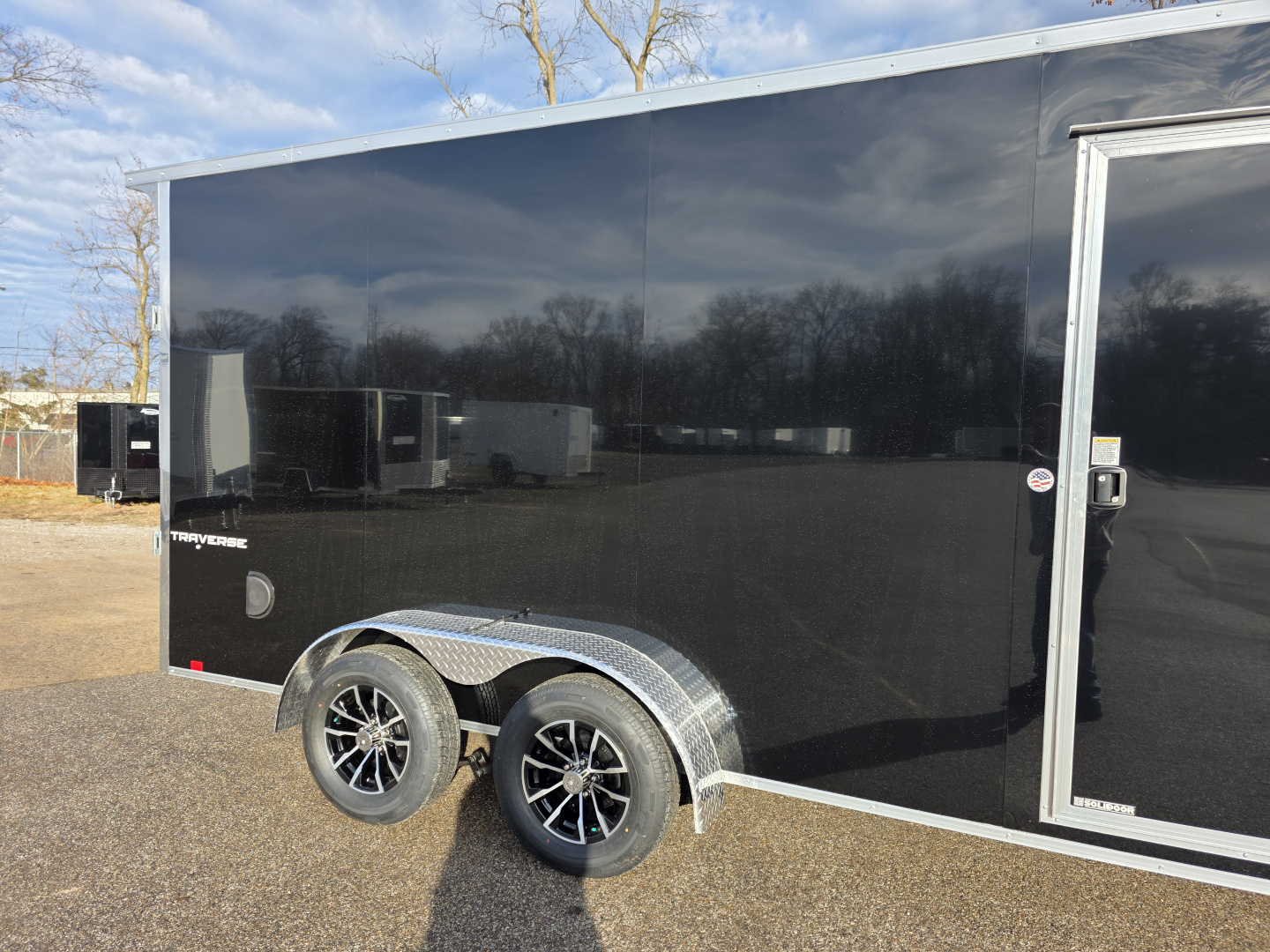 New 2026 Formula Trailers 7x16 7' 080 SCREWLESS DRINGS ALUM WHEELS SXS UTV GOLFCART Cargo / Enclosed Trailer