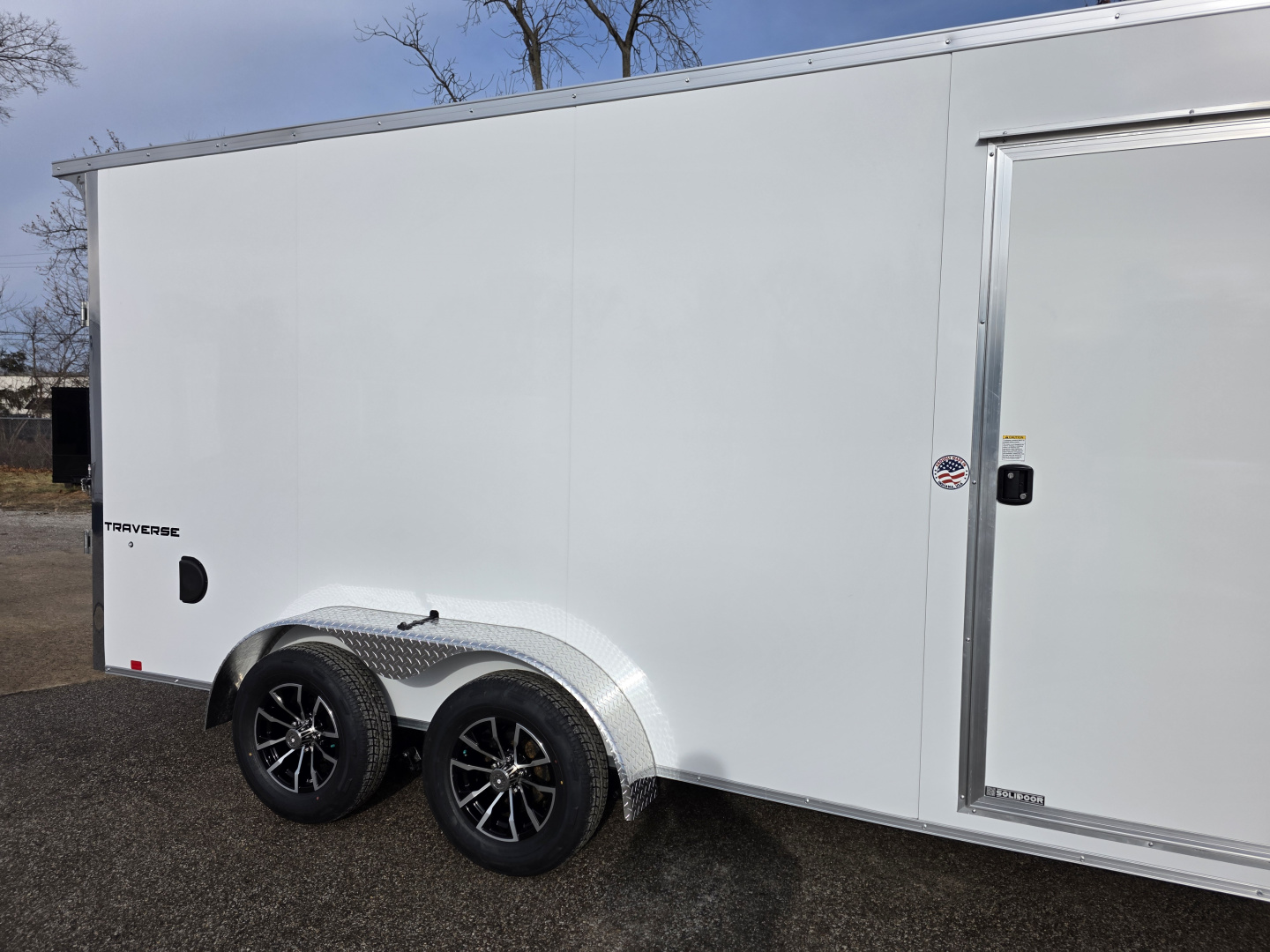 New 2026 Formula Trailers 7x16 7' 080 SCREWLESS DRINGS ALUM WHEELS SXS UTV GOLFCART Cargo / Enclosed Trailer