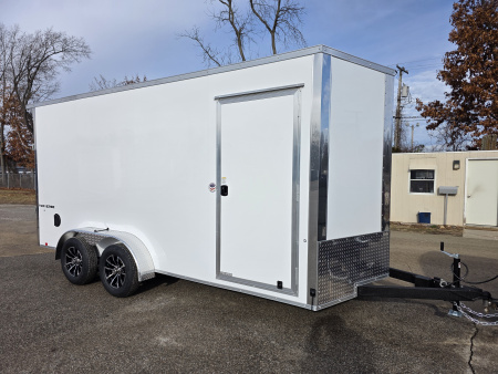 New 2026 Formula Trailers 7x16 7' 080 SCREWLESS DRINGS ALUM WHEELS SXS UTV GOLFCART Cargo / Enclosed Trailer