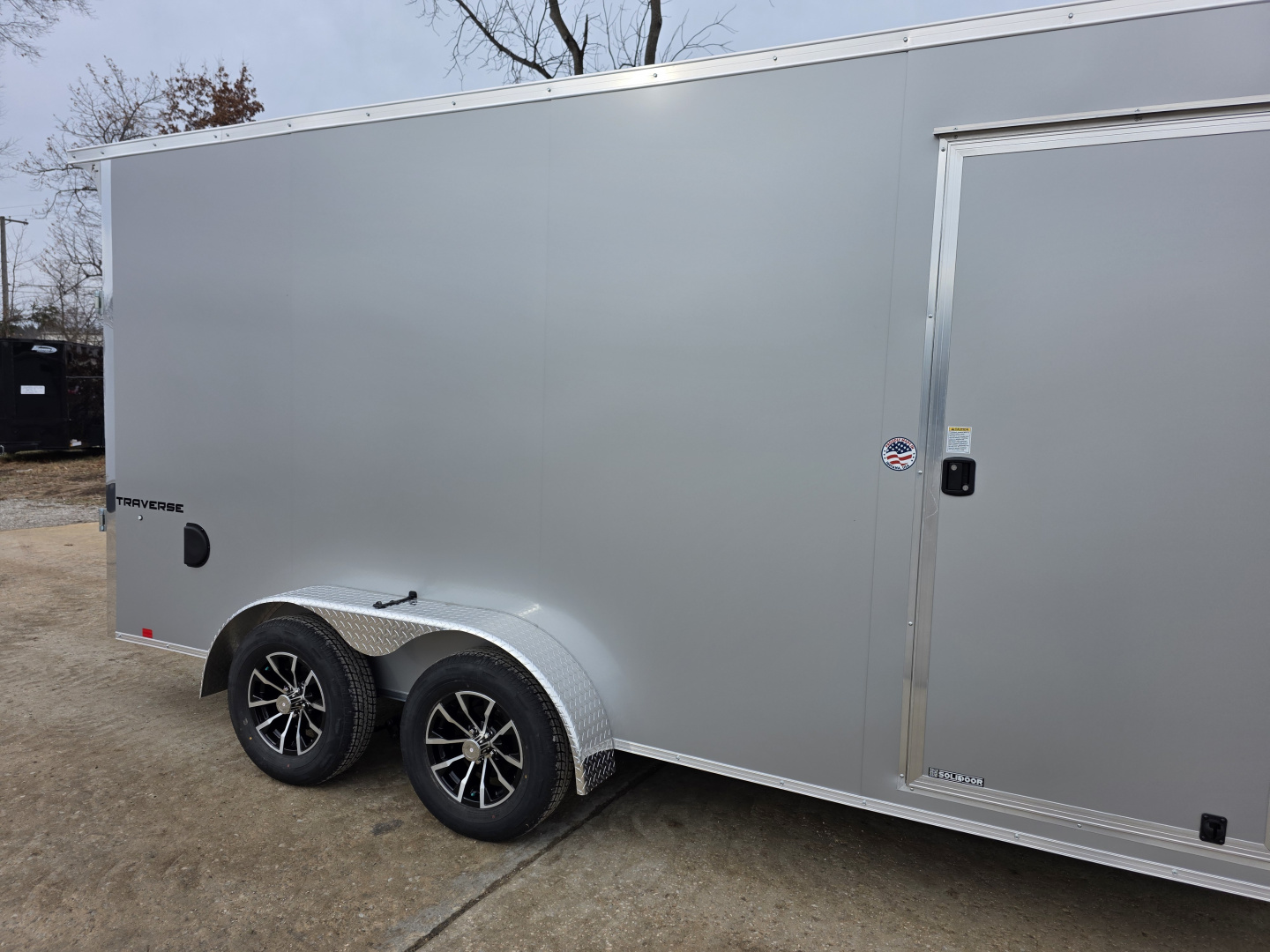 New 2026 Formula Trailers 7x16 7' 080 SCREWLESS DRINGS ALUM WHEELS SXS UTV GOLFCART Cargo / Enclosed Trailer