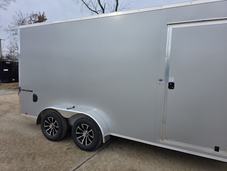 New 2026 Formula Trailers 7x16 7' 080 SCREWLESS DRINGS ALUM WHEELS SXS UTV GOLFCART Cargo / Enclosed Trailer