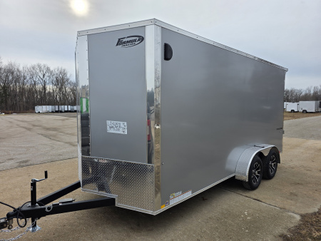 New 2026 Formula Trailers 7x16 7' 080 SCREWLESS DRINGS ALUM WHEELS SXS UTV GOLFCART Cargo / Enclosed Trailer