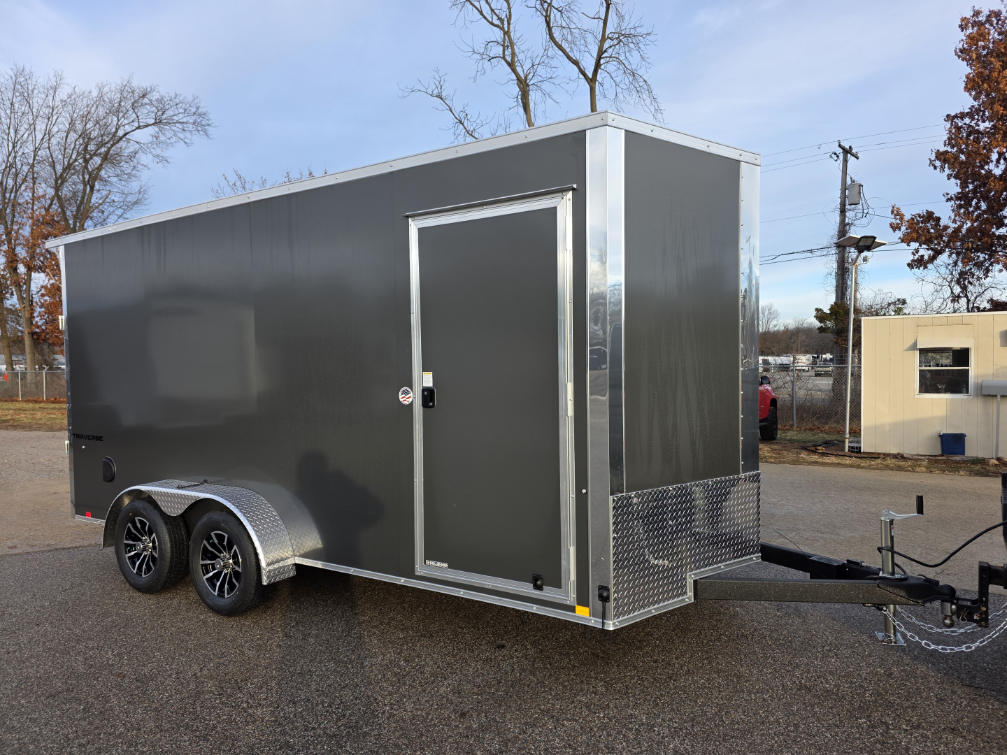 New 2026 Formula Trailers 7x16 7' 080 SCREWLESS DRINGS ALUM WHEELS SXS UTV GOLFCART Cargo / Enclosed Trailer