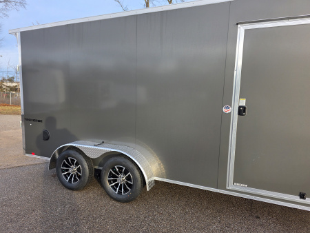 New 2026 Formula Trailers 7x16 7' 080 SCREWLESS DRINGS ALUM WHEELS SXS UTV GOLFCART Cargo / Enclosed Trailer