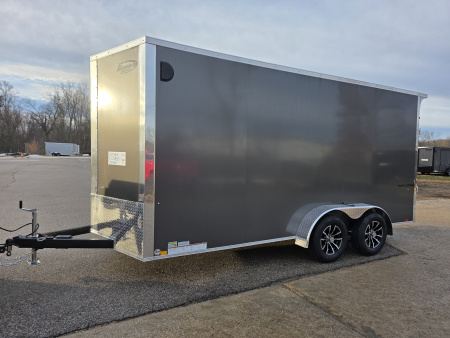 New 2026 Formula Trailers 7x16 7' 080 SCREWLESS DRINGS ALUM WHEELS SXS UTV GOLFCART Cargo / Enclosed Trailer