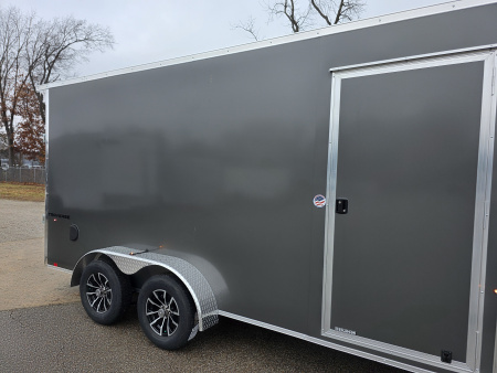 New 2026 Formula Trailers 7x16 7' 080 SCREWLESS DRINGS ALUM WHEELS SXS UTV GOLFCART Cargo / Enclosed Trailer