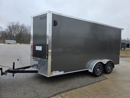 New 2026 Formula Trailers 7x16 7' 080 SCREWLESS DRINGS ALUM WHEELS SXS UTV GOLFCART Cargo / Enclosed Trailer