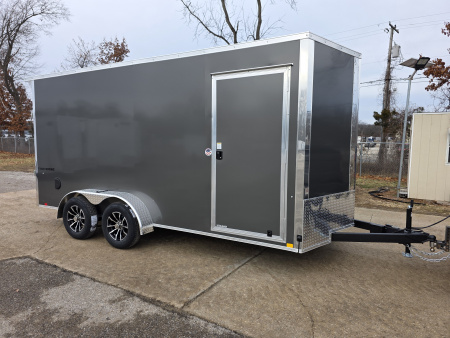 New 2026 Formula Trailers 7x16 7' 080 SCREWLESS DRINGS ALUM WHEELS SXS UTV GOLFCART Cargo / Enclosed Trailer