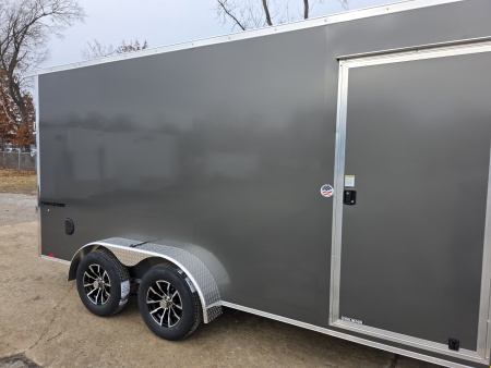 New 2026 Formula Trailers 7x16 7' 080 SCREWLESS DRINGS ALUM WHEELS SXS UTV GOLFCART Cargo / Enclosed Trailer