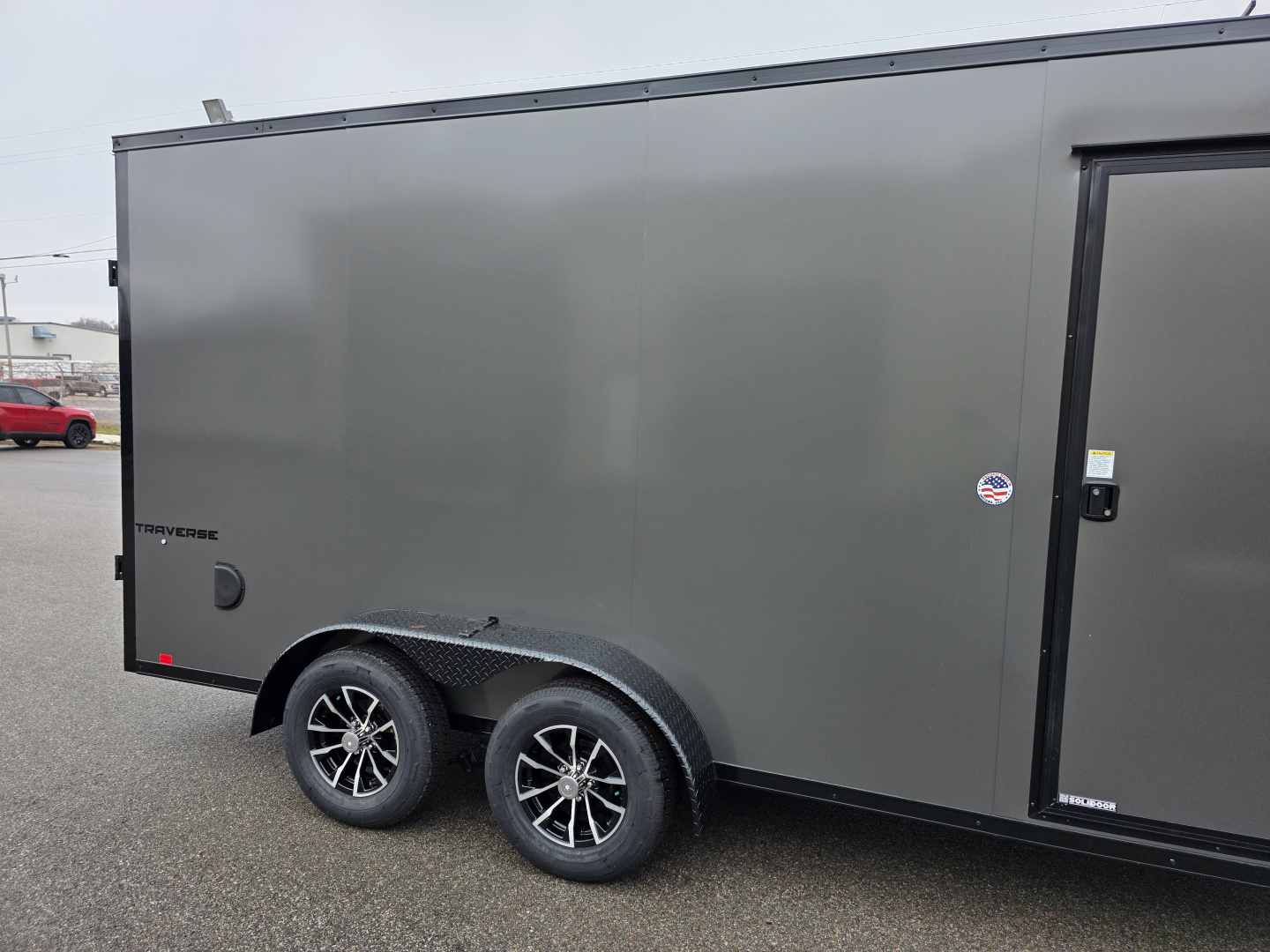 New 2026 Formula Trailers 7x16 7' INSIDE 080 SCREWLESS BLACKOUT DRINGS ALUM WHEELS SXS UTV GOLFCART Cargo / Enclosed Trailer