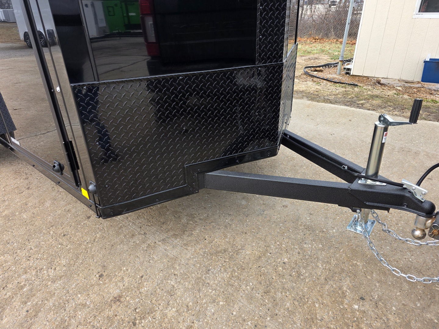 New 2026 Formula Trailers 6x12 6'6 INSIDE ramp door DRINGS BLACKOUT 080 EXTERIOR ALUMINUM WHEELS Cargo / Enclosed Trailer