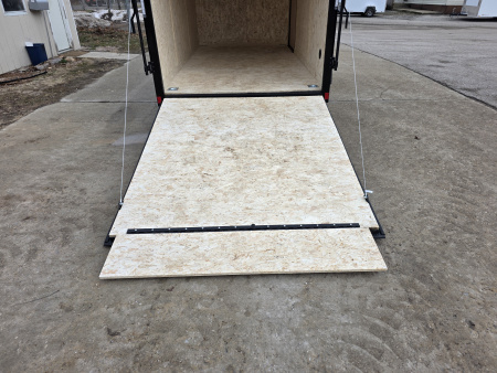 New 2026 Formula Trailers 6x12 6'6 INSIDE ramp door DRINGS BLACKOUT 080 EXTERIOR ALUMINUM WHEELS Cargo / Enclosed Trailer