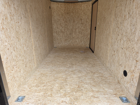 New 2026 Formula Trailers 6x12 6'6 INSIDE ramp door DRINGS BLACKOUT 080 EXTERIOR ALUMINUM WHEELS Cargo / Enclosed Trailer