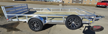 New 2026 H&H Trailers 82x14 Aluminum Rail Side Utility Trailer