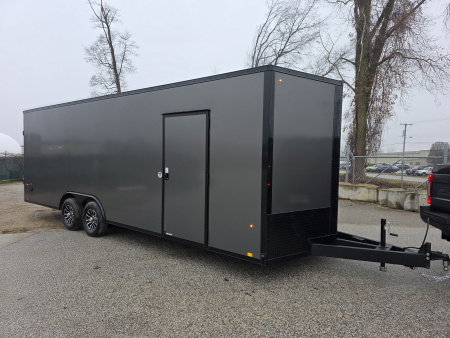 New 2026 Look Trailers 8.5X24 7' INSIDE BLACKOUT 080 EXTERIOR CAR HAULER SXS UTV ATV GOLF CART Cargo / Enclosed Trailer