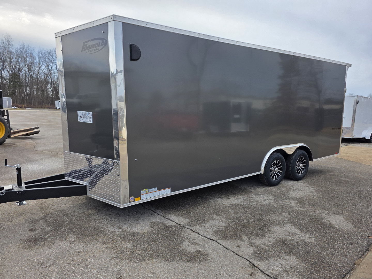 New 2026 Formula Trailers 8.5X20 10K GVWR 080 SCREWLESS EXTERIOR 7' INSIDE ALUMINUM WHEELS UTV SXS CAR Cargo / Enclosed Trailer