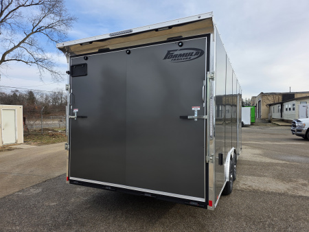 New 2026 Formula Trailers 8.5X20 10K GVWR 080 SCREWLESS EXTERIOR 7' INSIDE ALUMINUM WHEELS UTV SXS CAR Cargo / Enclosed Trailer
