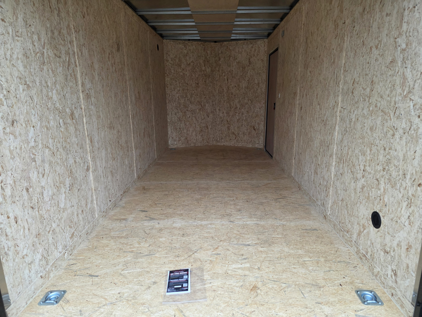 New 2026 Look Trailers 7x16 7' INSIDE 080 SCREWLESS BLACKOUT DRINGS ALUM WHEELS SXS UTV GOLFCART Cargo / Enclosed Trailer