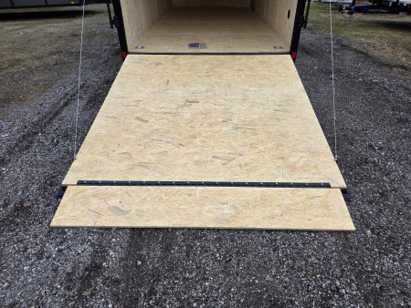 New 2026 Look Trailers 7x16 7' INSIDE 080 SCREWLESS BLACKOUT DRINGS ALUM WHEELS SXS UTV GOLFCART Cargo / Enclosed Trailer