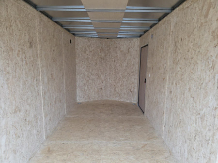 New 2026 Look Trailers 7x16 7' INSIDE 080 SCREWLESS BLACKOUT DRINGS ALUM WHEELS SXS UTV GOLFCART Cargo / Enclosed Trailer