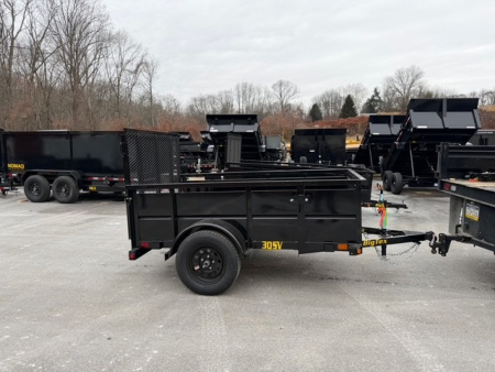 New 5 x 8 Big Tex 24  Steel Sides Utility 3k