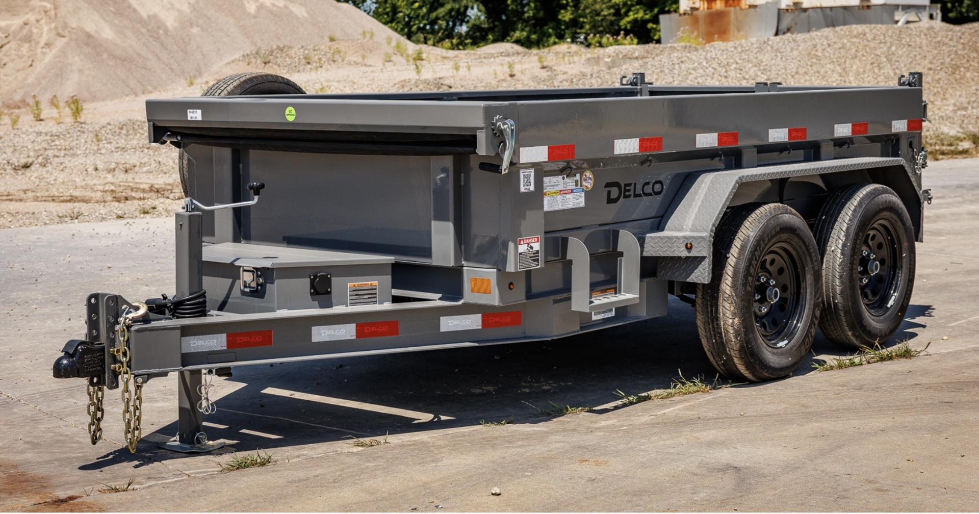 New DELCO 7K 5X10 DUMP Dump Trailer