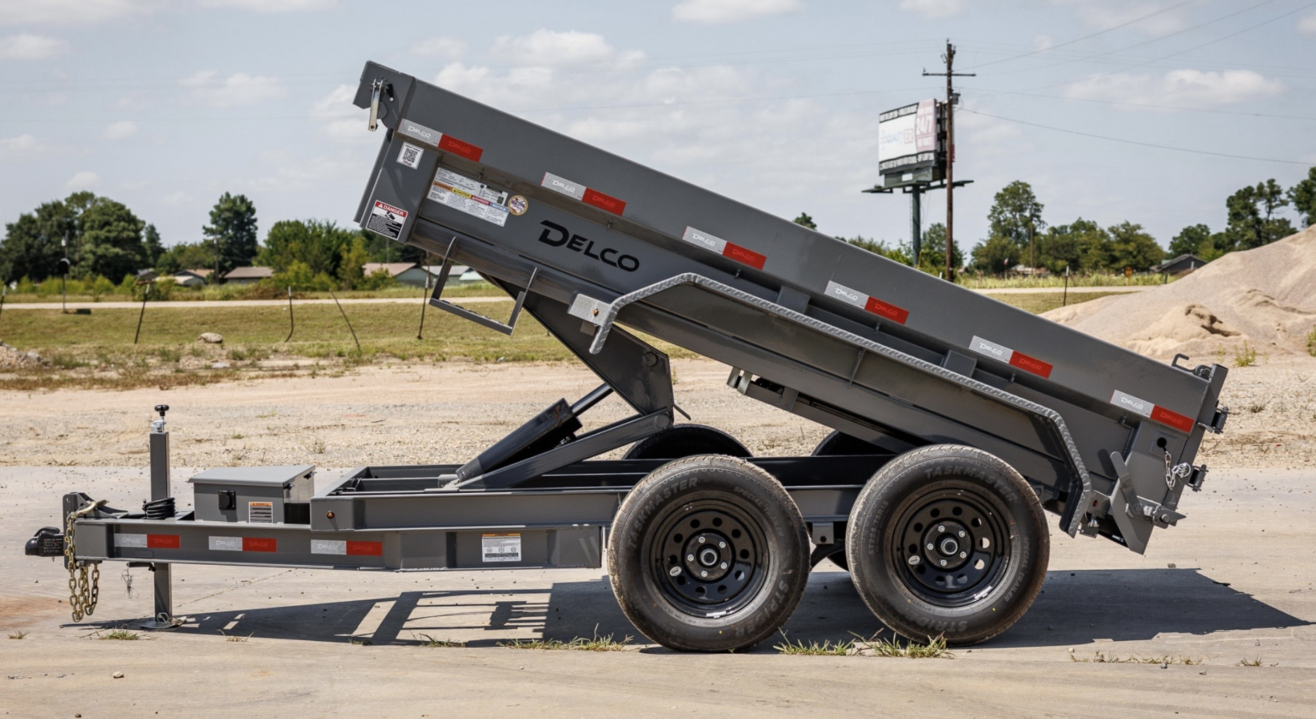 New DELCO 7K 5X10 DUMP Dump Trailer