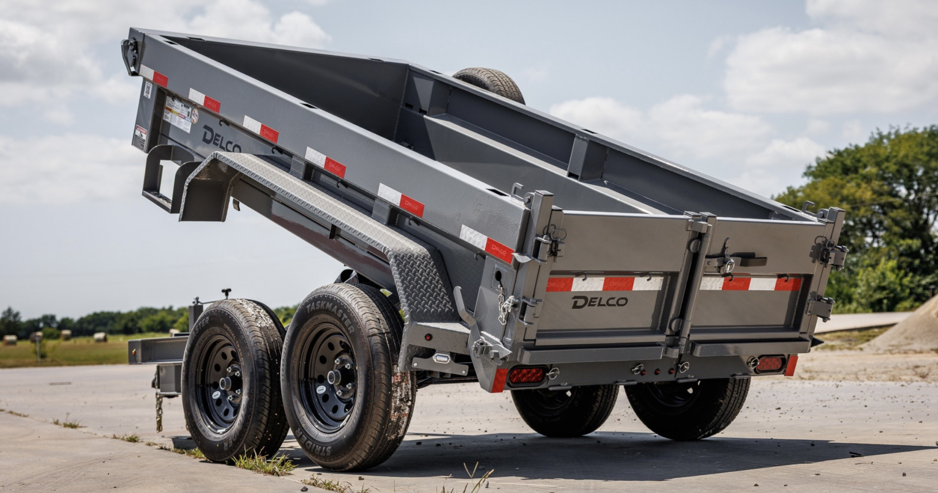 New DELCO 7K 5X10 DUMP Dump Trailer